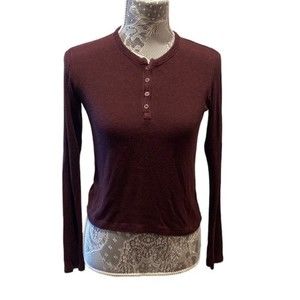 Brandy Melville burgundy colored long sleeved sweater